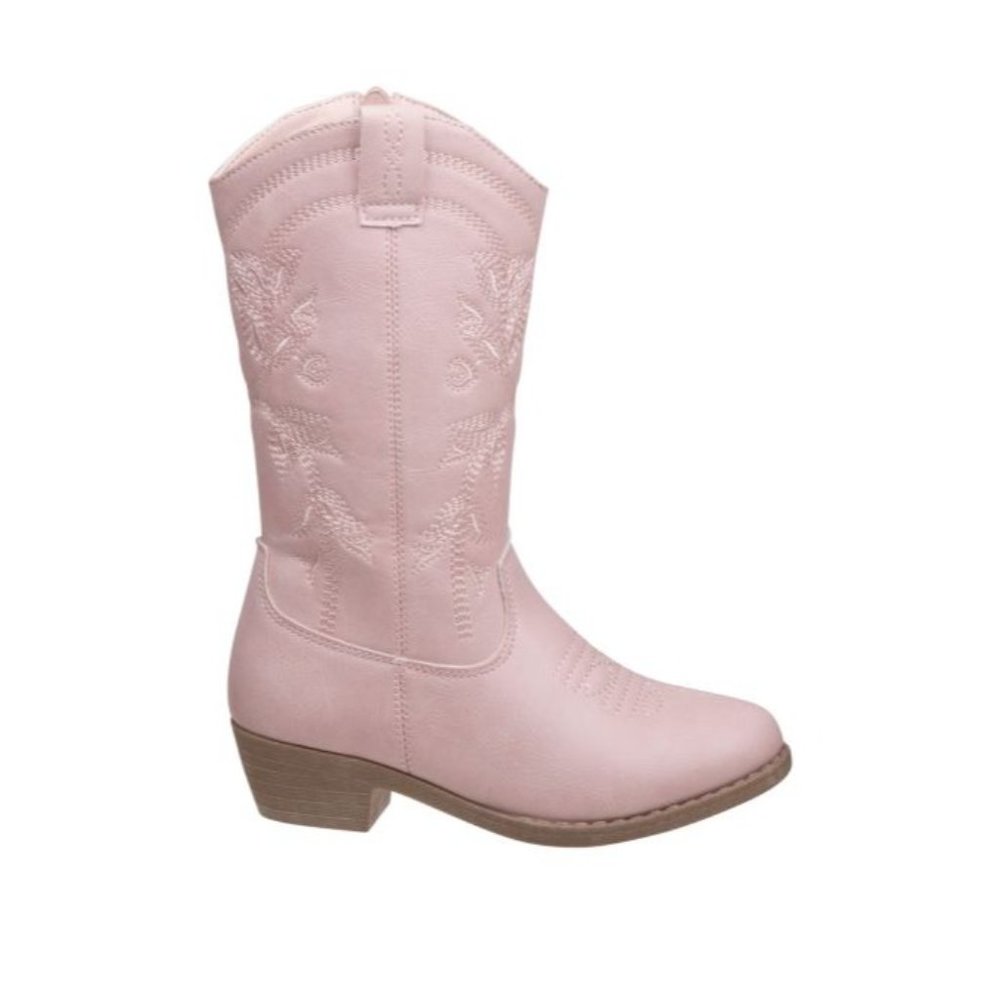 KENSIE GIRL - Pink Cowboy Boot (BIG KID 4)